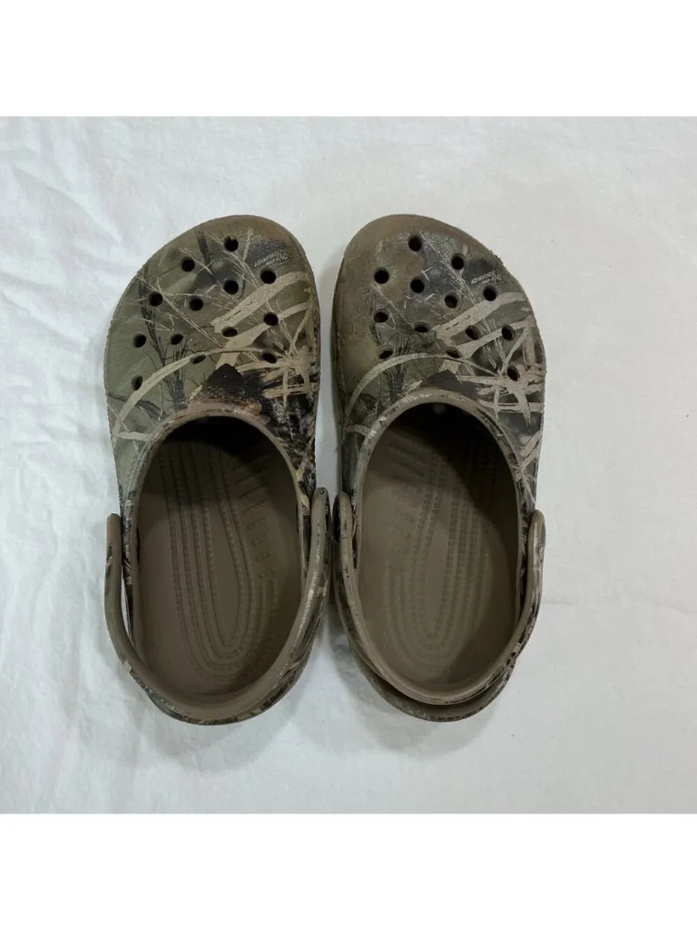 Crocs Kids Classic Realtree Camo Clogs Slip-On Shoes Size J1